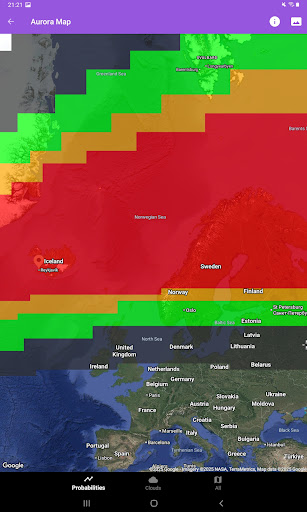 My Aurora Forecast & Alerts