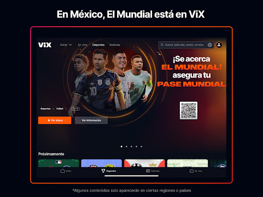 ViX: TV, Deportes y Noticias