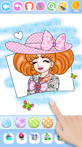 Glitter Beauty Coloring Pages