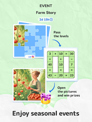 Math Crossword — Number puzzle