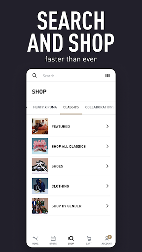 PUMA | Clothes & Shoes App