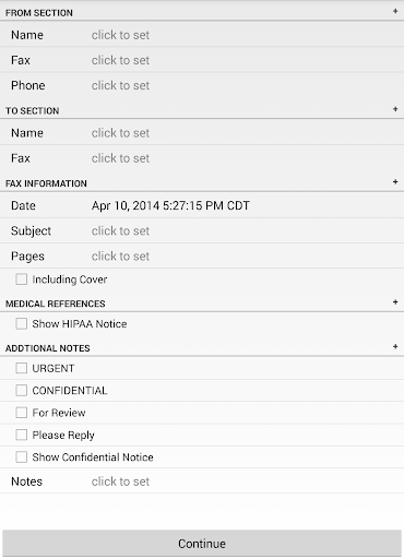 FaxCover Pro Create Cover Page