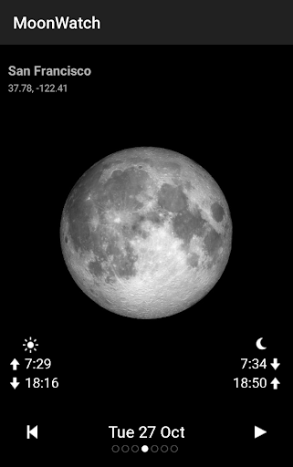 Moon Calendar Watch