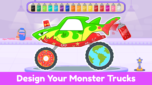 Monster Truck Kids Car Games