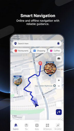 Radar GO-X: HUD, GPS, Maps