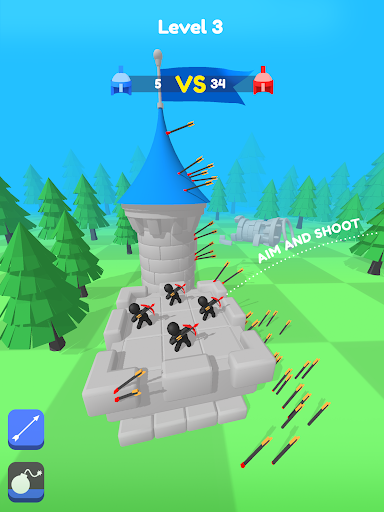 Merge Archers: Bow and Arrow