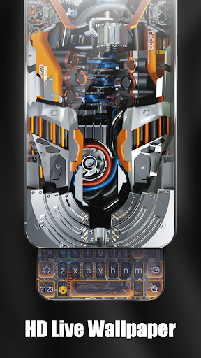 Futuristic 3D Tech Wallpaper