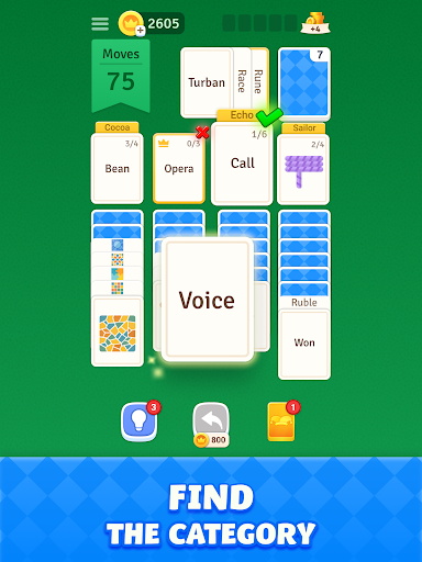 Solitaire Associations Journey
