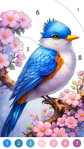 Blossom Color: Floral Serenity
