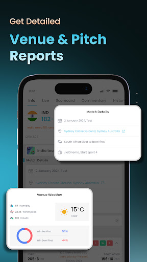 Cricket LineX: Fast Live score