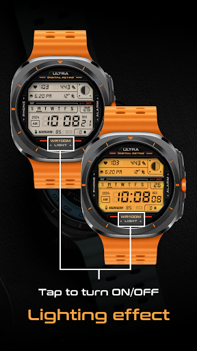 ULTRA Digital Retro watch face