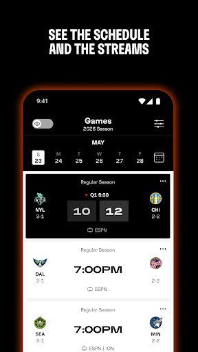 WNBA - Live Games & Scores