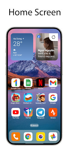 OS Launcher 18 - Phone 16 Max