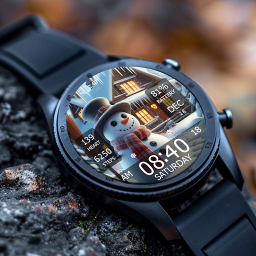 Key WF55 Snowman Watch Face