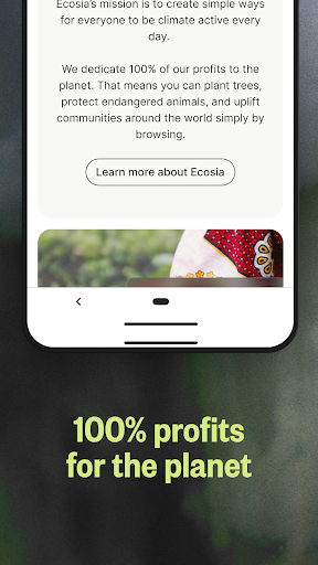 Ecosia: Search to plant trees