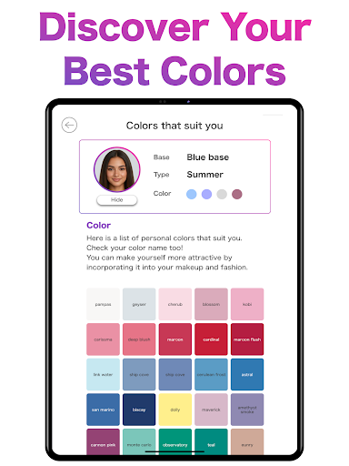 AI Face & Color Analysis App