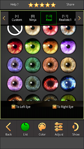 FoxEyes - Change Eye Color