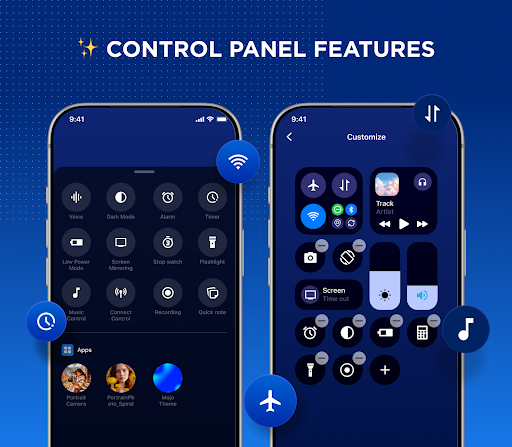 Quick Control Widgets, Themes