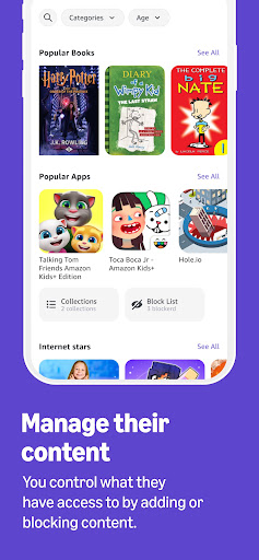 Amazon Kids Parent Dashboard