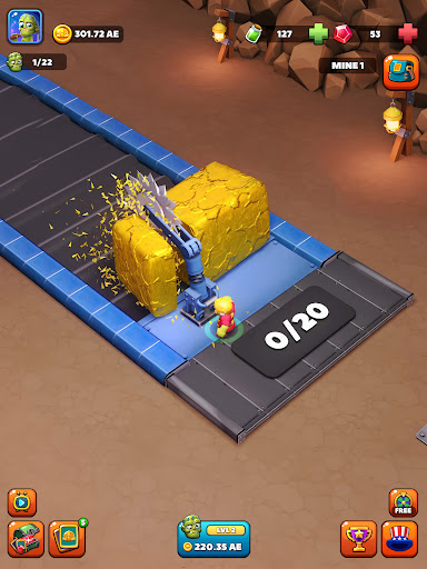 Idle Zombie Miner: Gold Tycoon
