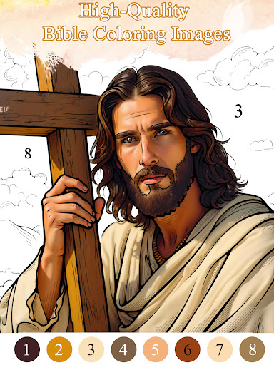 Bible Color Paint By Number