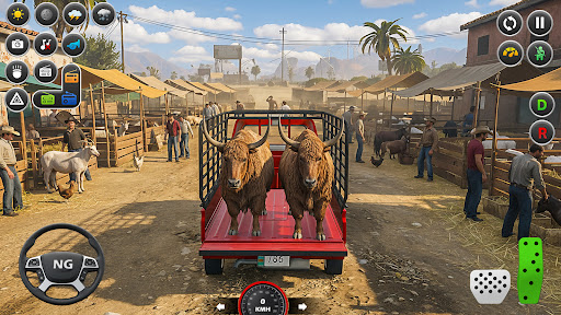Animal Cargo Truck Game 3D