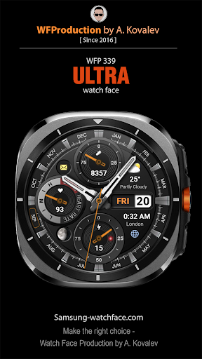 WFP 339 Ultra watch face