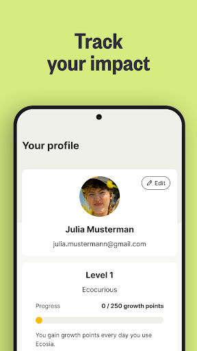 Ecosia: Search to plant trees