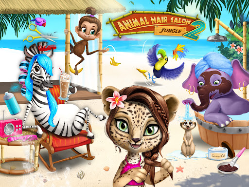 Jungle Animal Hair Salon 2