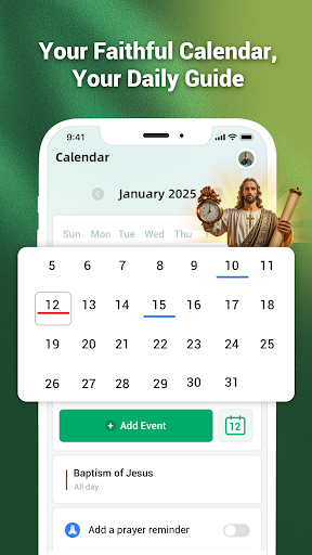 Pray Alarm, Calendar & Bible