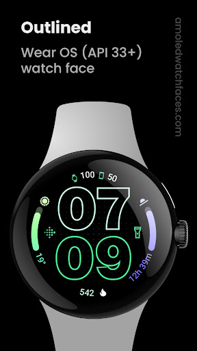 Outlined Watch Face