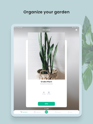 PlantIn Plant Identifier, Care
