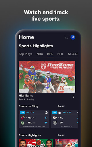 Sling: Live TV + Freestream