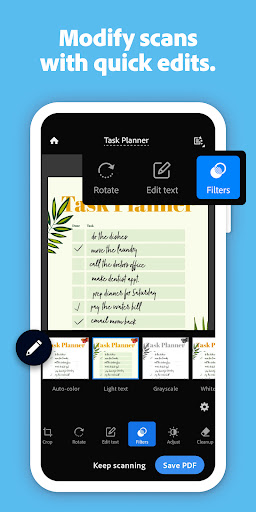 Adobe Scan AI PDF Scanner, OCR