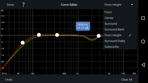 Audyssey MultEQ Editor app