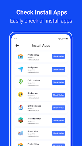 Update Software App: Updates