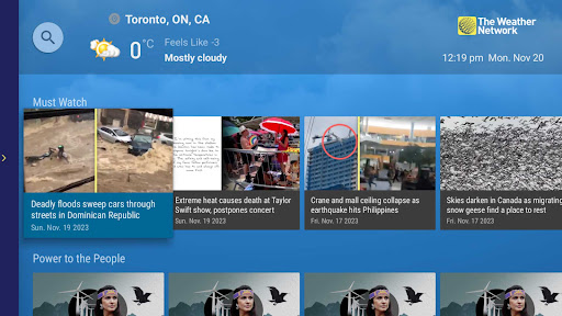 The Weather Network TV App