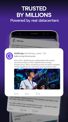 GoMining: Mining, Using BTC