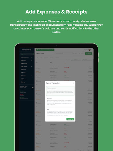 SupportPay: Split Expenses