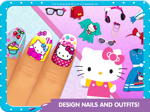 Hello Kitty Nail Salon