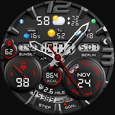PER32 Ultra Hybrid Watch Face