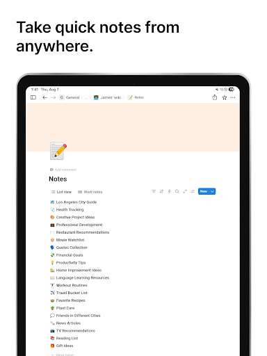 Notion: Notes, Tasks, AI