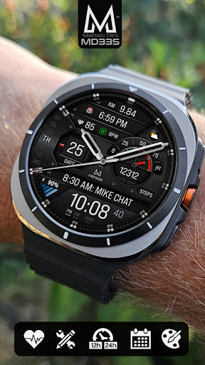 MD335 Hybrid watch face