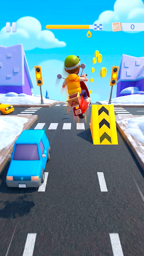 Paper Boy Race: Running game