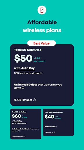 My Total Wireless: Account App