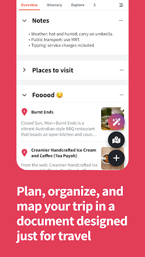 Wanderlog - Trip Planner App