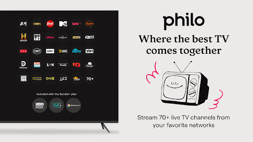 Philo: Shows, Movies, Live TV.