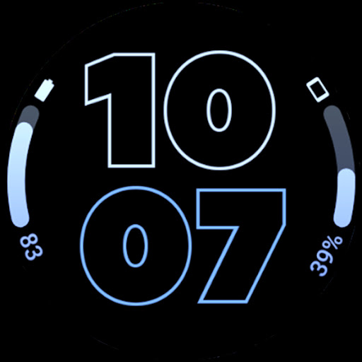 Outlined Watch Face