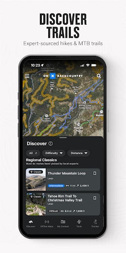 onX Backcountry Trail Maps GPS