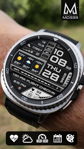 MD339 Digital watch face